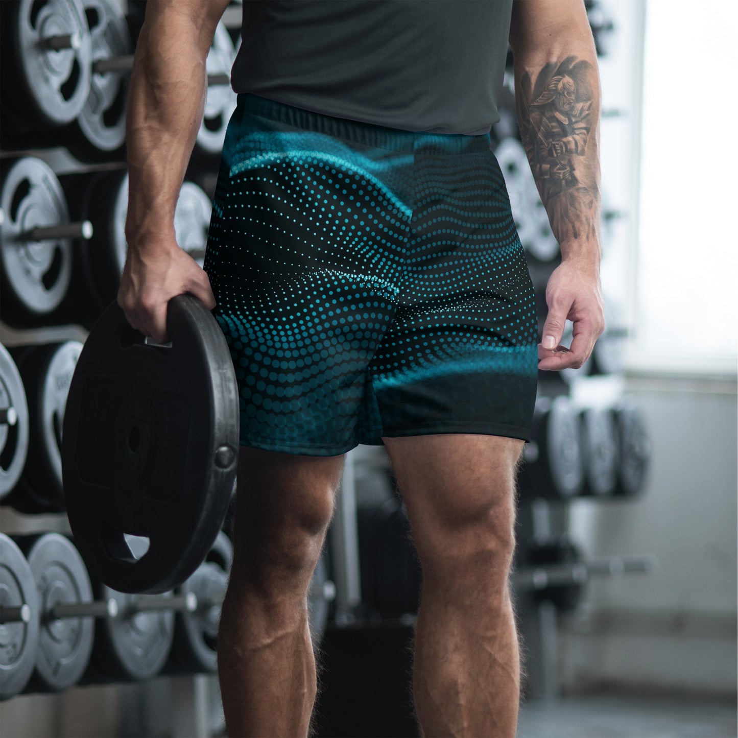 Geometric Men's Recycled Athletic Shorts