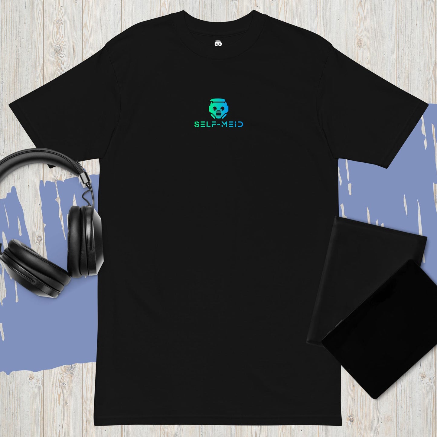 SM Small Logo Men’s Premium Heavyweight Tee