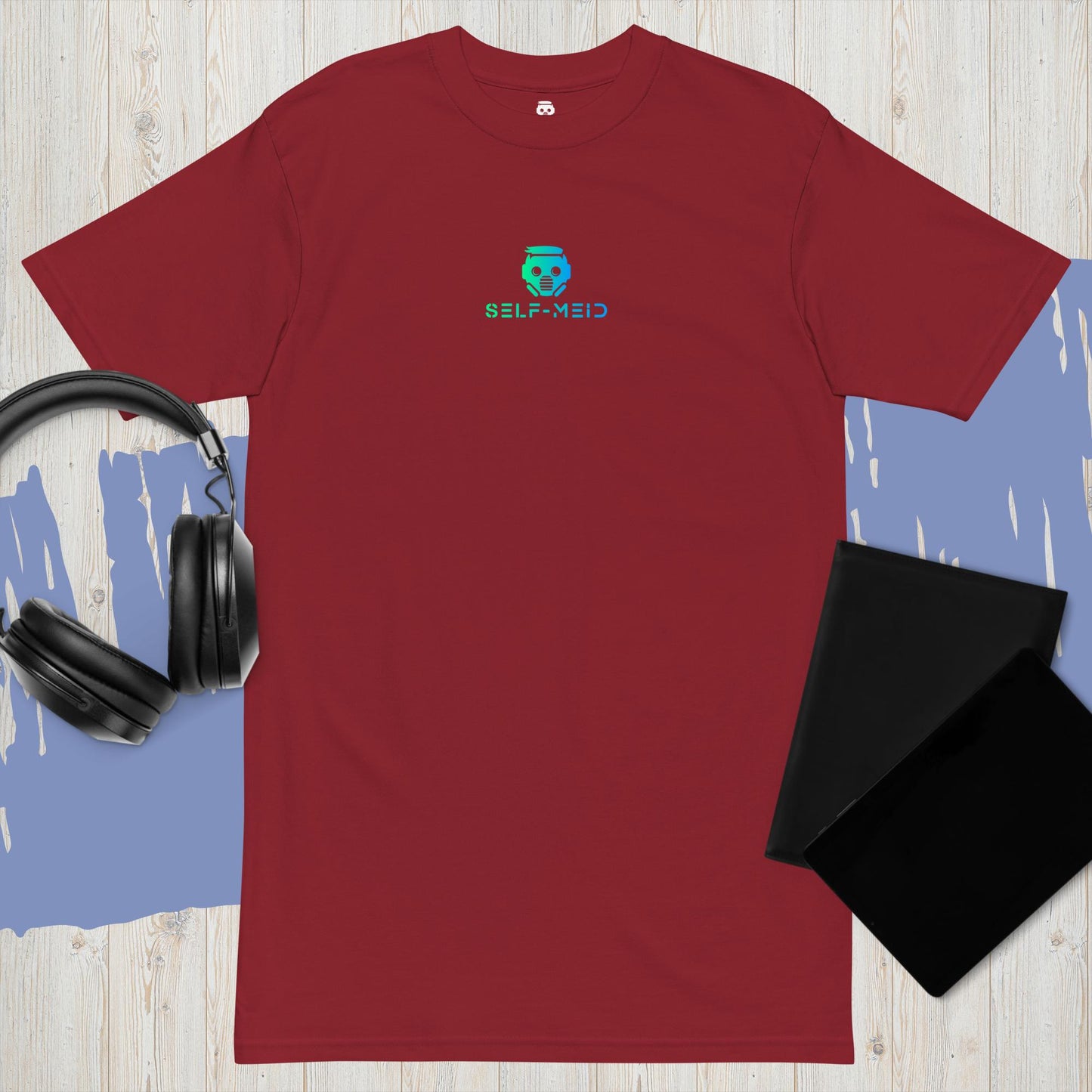 SM Small Logo Men’s Premium Heavyweight Tee