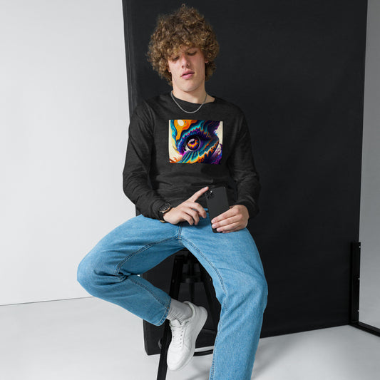 Abstract Eye Unisex Long Sleeve Shirt