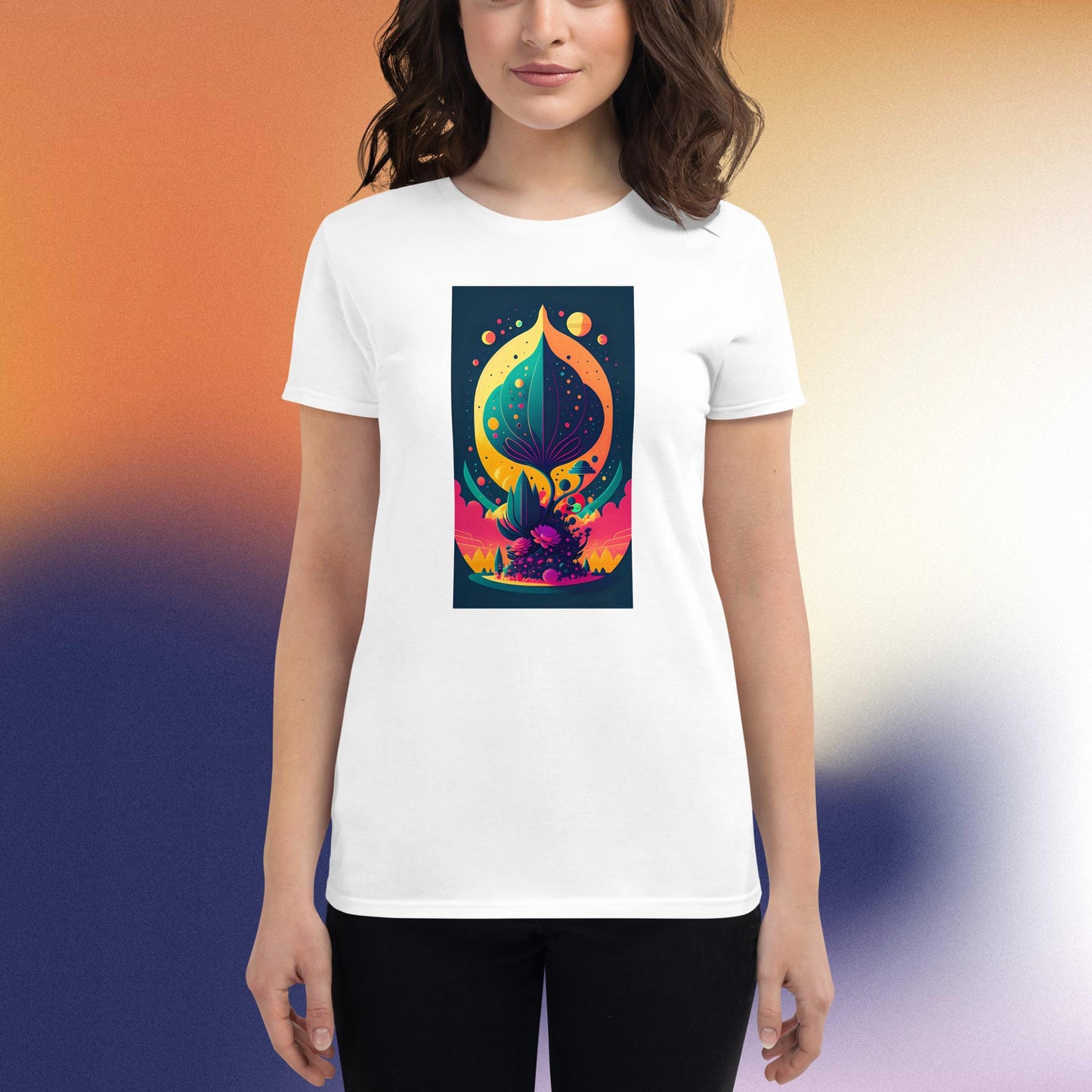 Abstract Space Nature Women's Tee