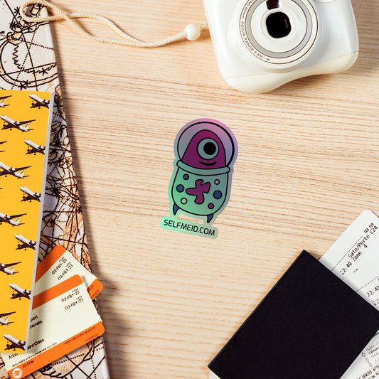 Alien Holographic Stickers