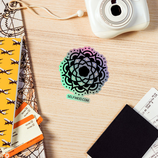 Mandala Holographic Stickers