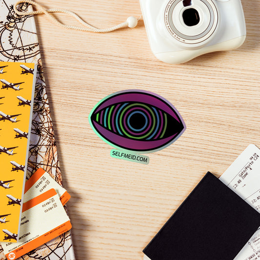 Hypnotic Eye Holographic Stickers