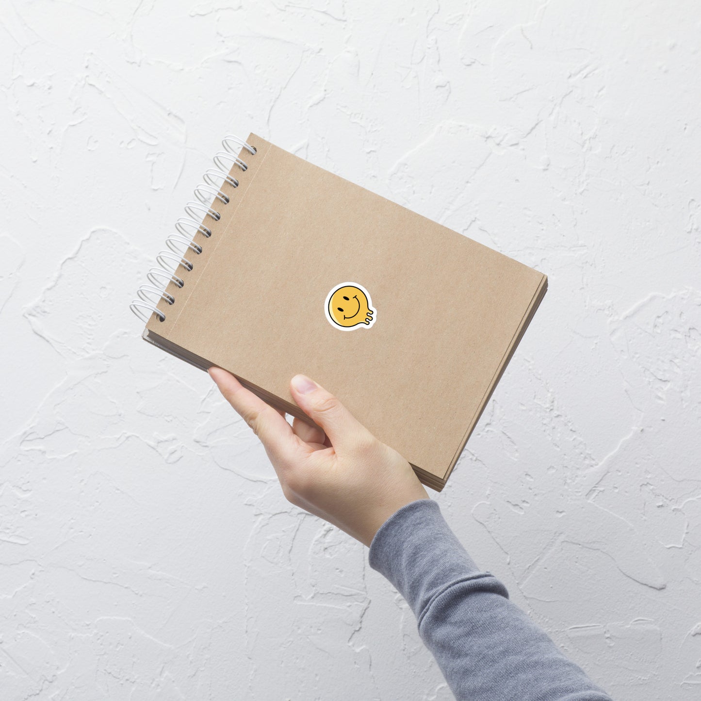 Melting Smiley Face Bubble-free Stickers