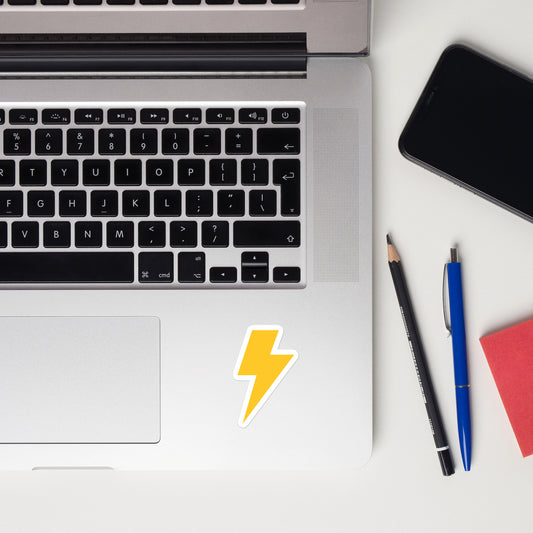 Lightning Bolt Bubble-free Stickers
