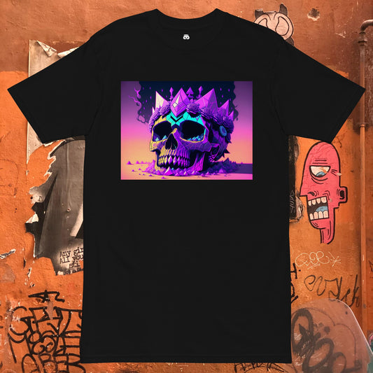Cyberpunk Skull Men’s Premium Heavyweight Tee