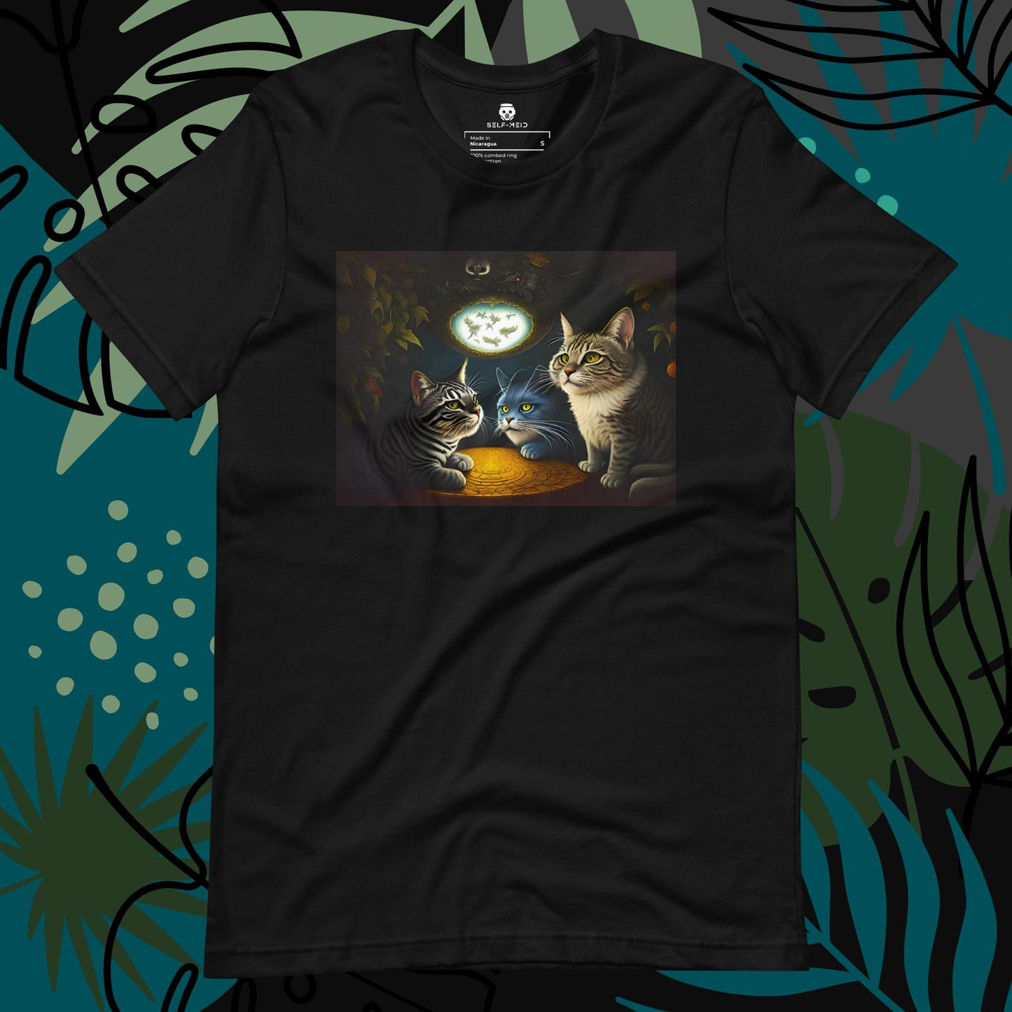 Midnight Cat Posse Unisex Tee