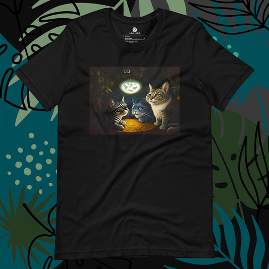 Midnight Cat Posse Unisex Tee