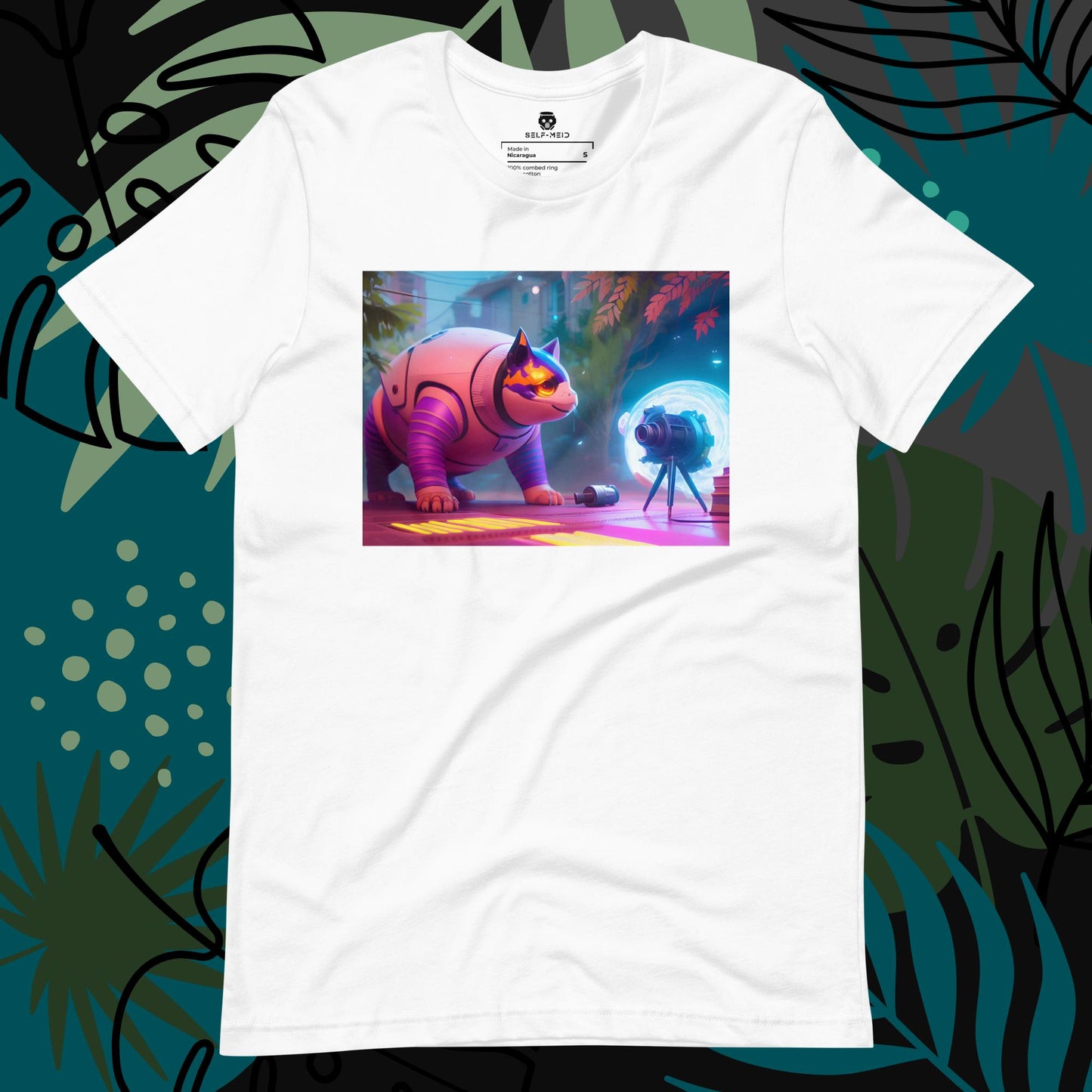 Robo Cat Unisex Tee
